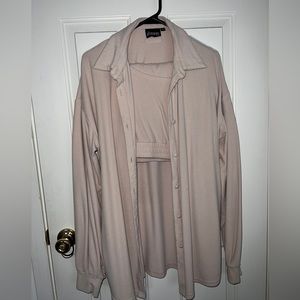 FANCY HOMEBODY: 3pc Essential Smooth Yacht Set [Cream]